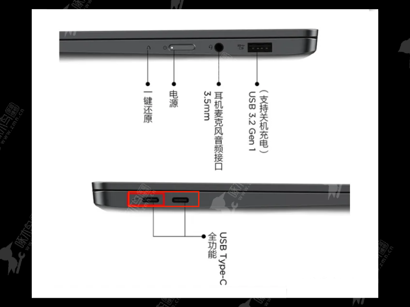 联想小新电脑为什么有两个充电口